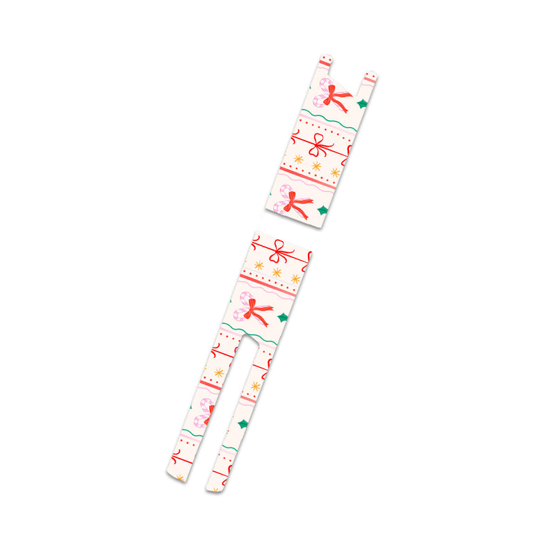 Peelz Holly Jolly Ribbon InPen - Smart Insulin Pen Sticker - Pump Peelz Peelz/Stickers
