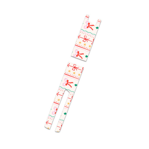 Peelz Holly Jolly Ribbon InPen - Smart Insulin Pen Sticker - Pump Peelz Peelz/Stickers