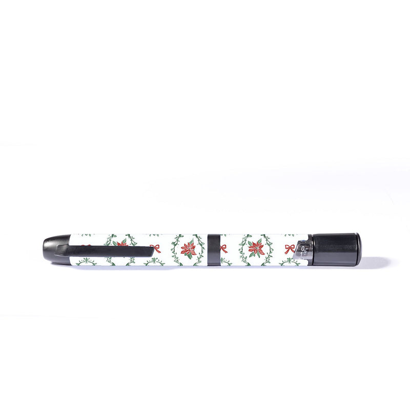 Peelz Poinsettia Parade InPen - Smart Insulin Pen Sticker - Pump Peelz Peelz/Stickers