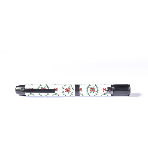 Peelz Poinsettia Parade InPen - Smart Insulin Pen Sticker - Pump Peelz Peelz/Stickers