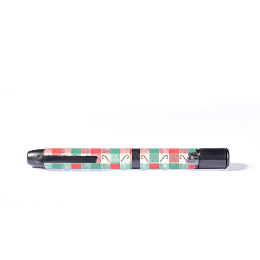 Peelz Peppermint Plaid InPen - Smart Insulin Pen Sticker - Pump Peelz Peelz/Stickers