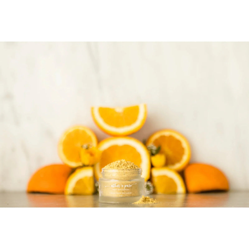 Athar'a Pure Indian Glow Face Scrub (Vegan, 100% Natural) Face