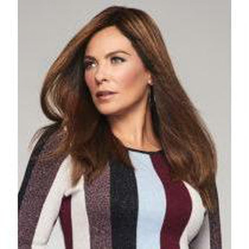 VIP Extensions Raquel Welch Indulgence Top Piece, 100% Human Hair Hair Topper Gray R2/31 Cocoa,R4 Midnight Brown,R6/30H Chocolate Copper,R829S+ Glazed Hazelnut,R10 Chestnut,R14/25 Honey Ginger,R14/88H Golden Wheat,R25 Ginger Blonde,R29S+ Glazed Strawberry,R3025S+ Glazed Cinnamon,SS8/29 SS Hazelnut,SS12/22 SS Cappuccino,SS14/88 SS Golden