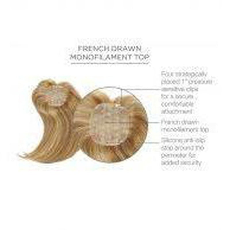 VIP Extensions Raquel Welch Indulgence Top Piece, 100% Human Hair Hair Topper White Smoke R2/31 Cocoa,R4 Midnight Brown,R6/30H Chocolate Copper,R829S+ Glazed Hazelnut,R10 Chestnut,R14/25 Honey Ginger,R14/88H Golden Wheat,R25 Ginger Blonde,R29S+ Glazed Strawberry,R3025S+ Glazed Cinnamon,SS8/29 SS Hazelnut,SS12/22 SS Cappuccino,SS14/88 SS Golden