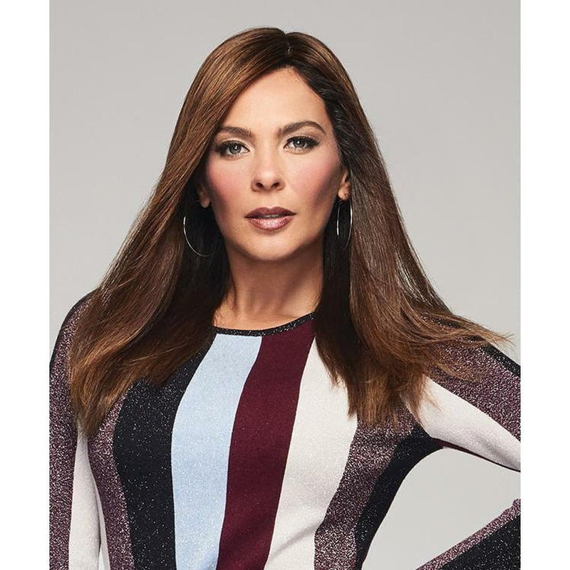 VIP Extensions Raquel Welch Indulgence Top Piece, 100% Human Hair Hair Topper Gray R2/31 Cocoa,R4 Midnight Brown,R6/30H Chocolate Copper,R829S+ Glazed Hazelnut,R10 Chestnut,R14/25 Honey Ginger,R14/88H Golden Wheat,R25 Ginger Blonde,R29S+ Glazed Strawberry,R3025S+ Glazed Cinnamon,SS8/29 SS Hazelnut,SS12/22 SS Cappuccino,SS14/88 SS Golden