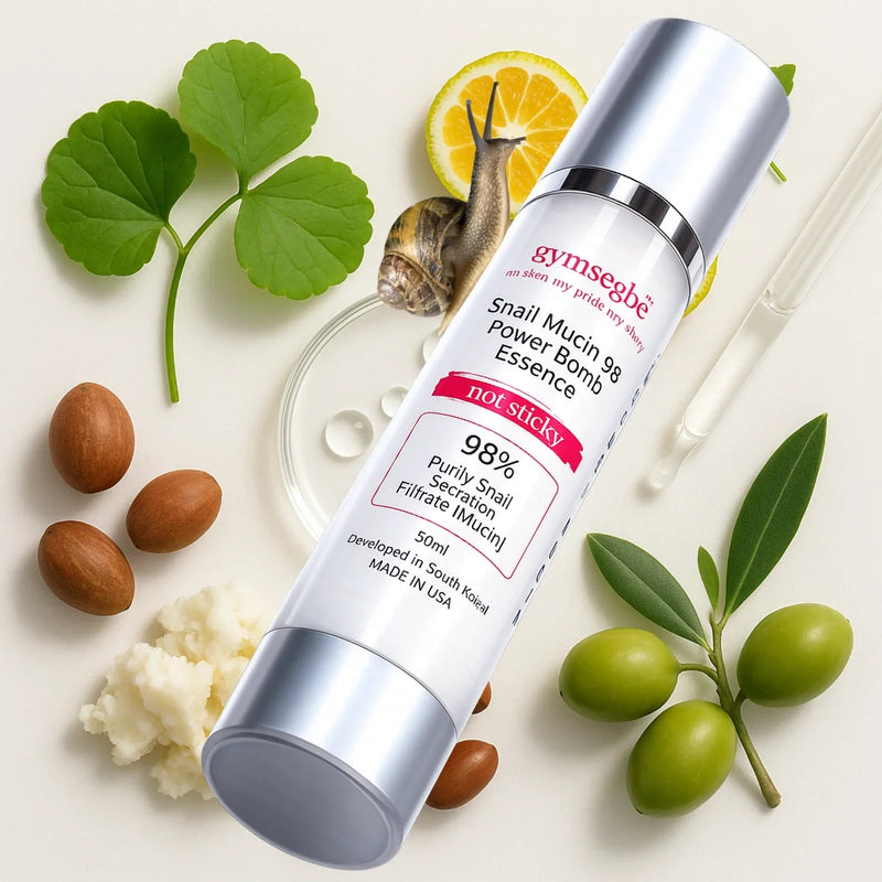 gymsegbë Snail Mucin 98 Power Bomb Essence Anti-Aging Facial Antique White 1 Bottle,2 Bottles Save $0.99,3 Bottles Save $2.98,4 Bottles Save $4.97