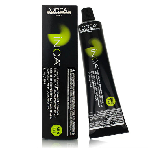 Loreal Loreal Professionnel Paris Inoa 1/1N Black No Ammonia Permanent Hair Color 2.1 O Hair Color White Smoke