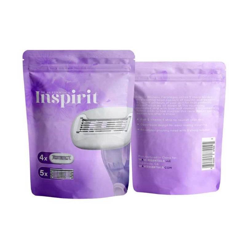 Shave Essentials Inspirit Women's 5-Blade Cartridges Razors & Razor Blades