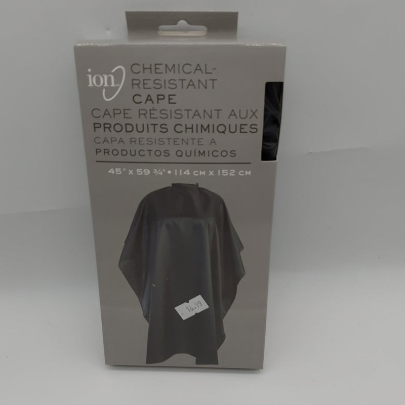VIP Extensions Ion Chemical-Resistant Cape 45" x 60" Black- NEW IN BOX Salon Supplies