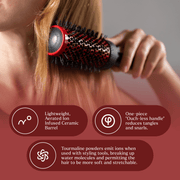 TheSalonGuy Ion Infused Ceramic Round Brush 2.5" TheSalonGuy Haircare