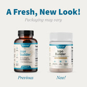 Snap Supplements Iron Builder with Vitamins B & C Absorption Boosters
