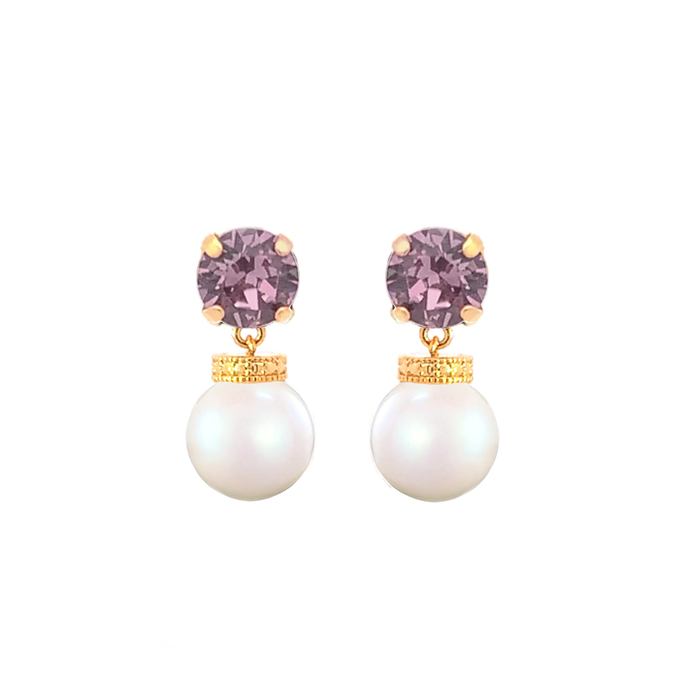 Isabel Alexandrite Pearl Drop Earrings