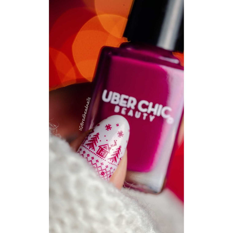 UberChic Beauty It's Beginning To Look A Lot Like Christmas (Christmas-06) Stamping Plate