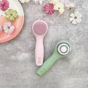 ZAQ Skin & Body IUV Sonic Micro-current LED Red/Blue Silicone Thermo Cleansing Brush with Gift Box