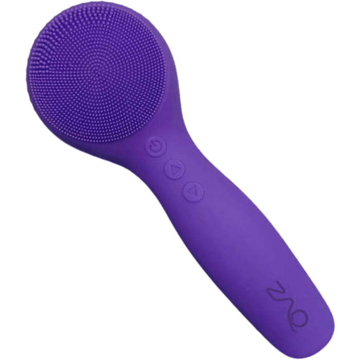 ZAQ Skin & Body - Iuv Sonic Led Red/Blue Silicone Thermo Cleansing Brush With Microcurrent