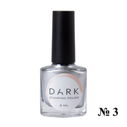 nbmsupply DARK STAMPING POLISH SILVER №03, 8 ML   Article : S003