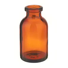 Medisca 30mL Sterile Amber Glass Vials, 20mm Finish (50 Pack) Science & Laboratory