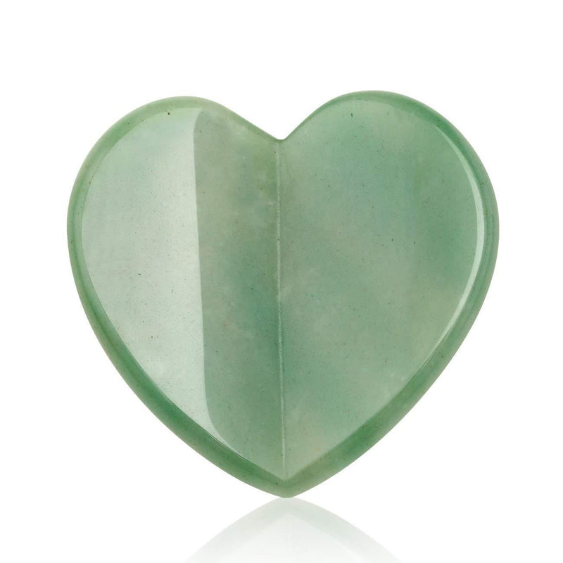 ZAQ Skin & Body Jade Heart Facial Gua Sha Scraping Massage Tool