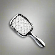 Janeke Janeke Superbrush Silver and White Hair Brush