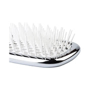 Janeke Janeke Superbrush Silver and White Hair Brush