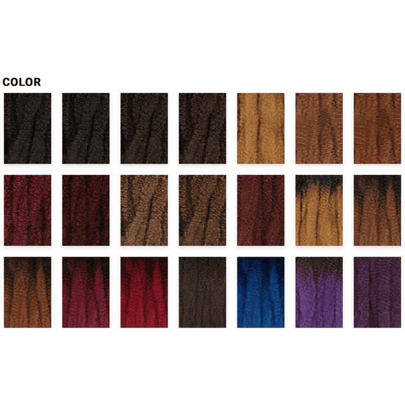 VIP Extensions Janet Collection 2X Mambo Natural Born Locs 18" Kanekalon Hair Weaving/Braiding