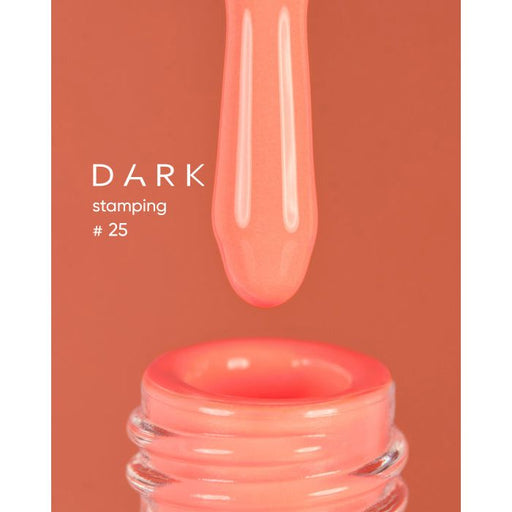 nbmsupply DARK STAMPING POLISH NEON PEACH №25, 8 ML  Article : S025