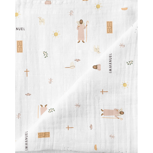 Be A Heart Jesus Muslin Swaddle Baby Blanket Swaddle