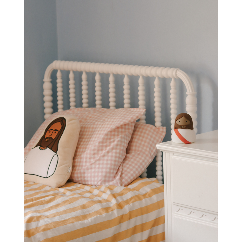 Be A Heart Jesus Pillow throw pillow