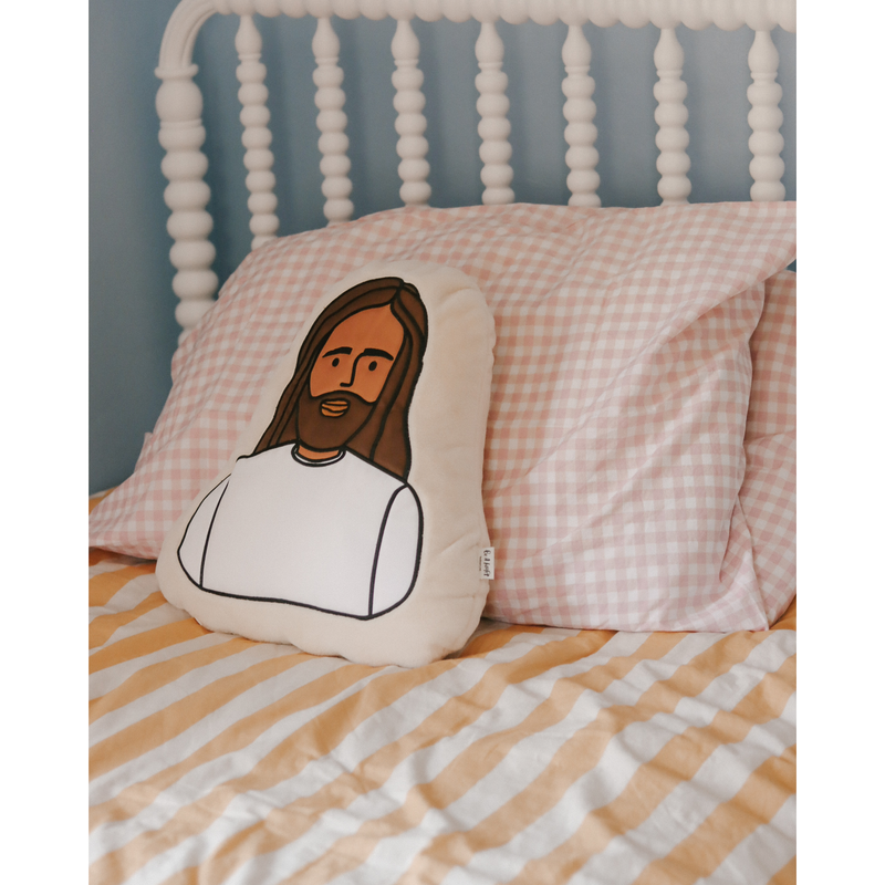 Be A Heart Jesus Pillow throw pillow