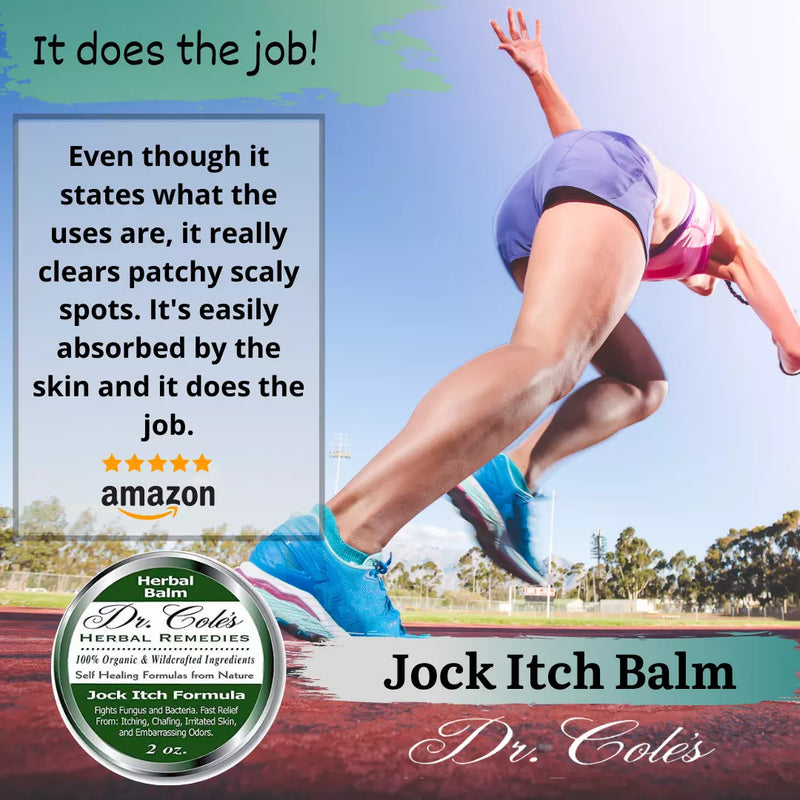 COLEHERBALS 10 - Dr. Cole's Organic Jock Itch Ointment Herbal