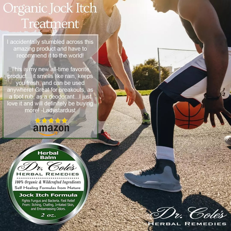 COLEHERBALS 10 - Dr. Cole's Organic Jock Itch Ointment Herbal