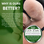COLEHERBALS 10 - Dr. Cole's Organic Jock Itch Ointment Herbal
