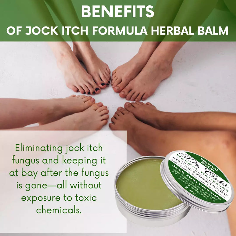 COLEHERBALS 10 - Dr. Cole's Organic Jock Itch Ointment Herbal