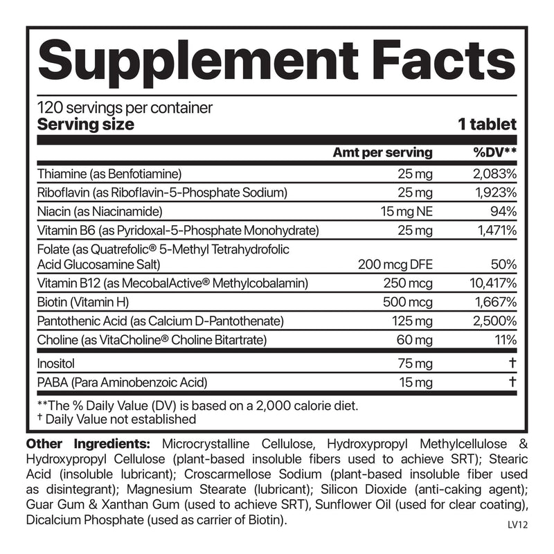 Jigsaw Health Jigsaw Activated B w/SRT® Supplements