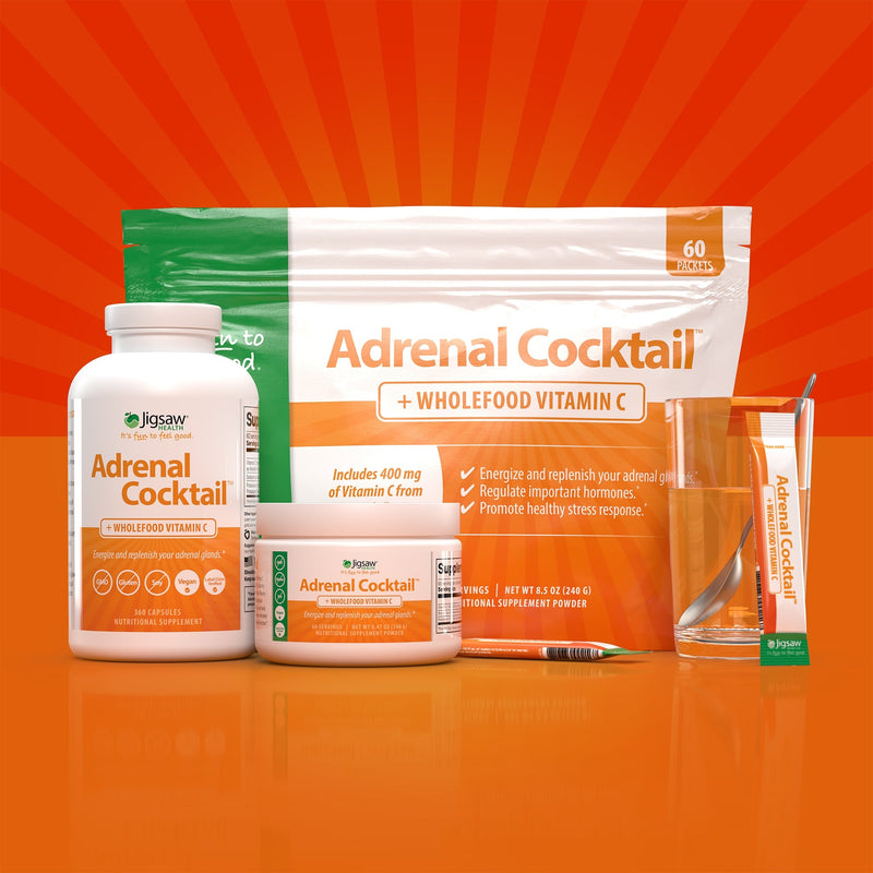 Jigsaw Health Jigsaw Adrenal Cocktail™ + Wholefood Vitamin C Supplements