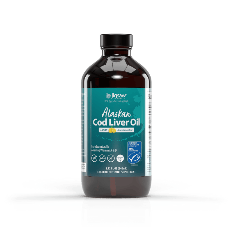 Jigsaw Health Jigsaw Alaskan Cod Liver Oil™ Supplements