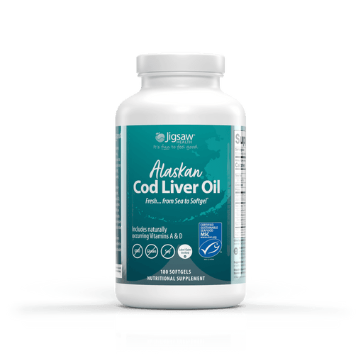 Jigsaw Health Jigsaw Alaskan Cod Liver Oil™ Supplements