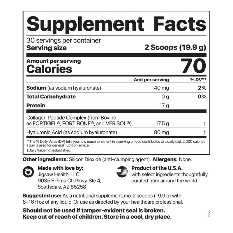 Jigsaw Health Collagen Boost® Supplements