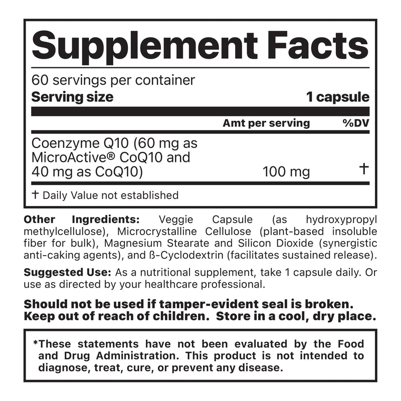 Jigsaw Health Jigsaw CoQ10 w/SRT® Supplements