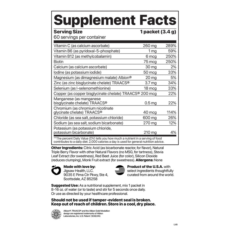 Jigsaw Health Jigsaw Electrolyte Supreme™ Supplements
