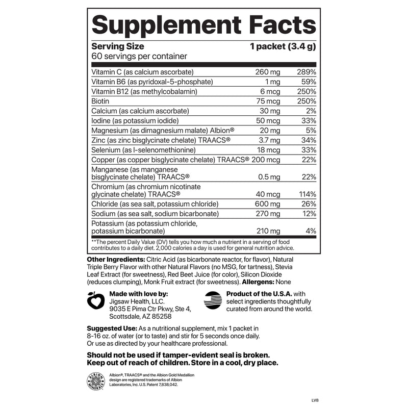 Jigsaw Health Jigsaw Electrolyte Supreme™ Supplements