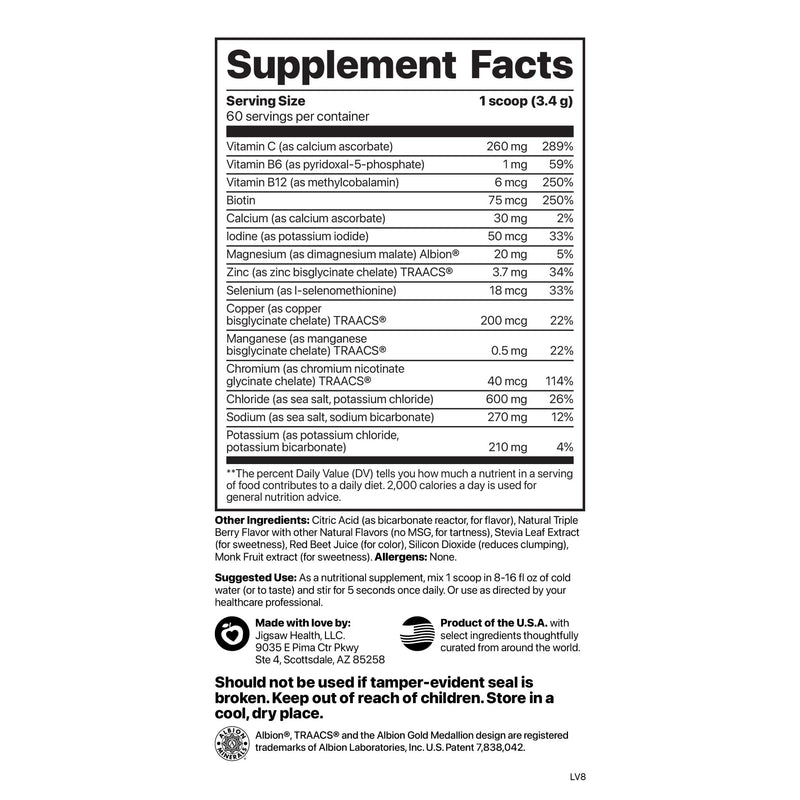 Jigsaw Health Jigsaw Electrolyte Supreme™ Supplements