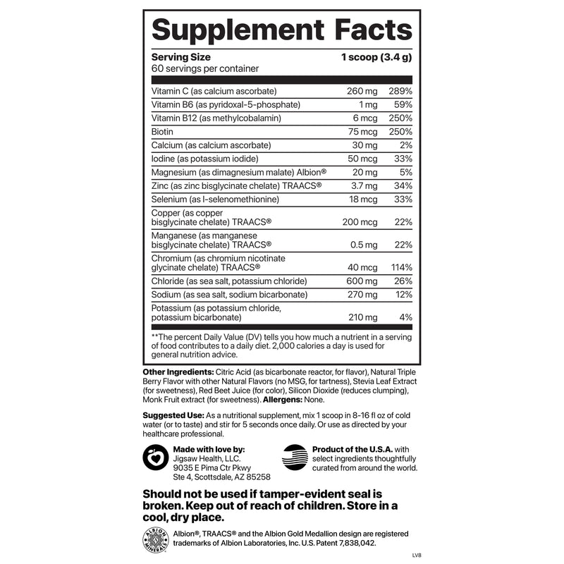 Jigsaw Health Jigsaw Electrolyte Supreme™ Supplements