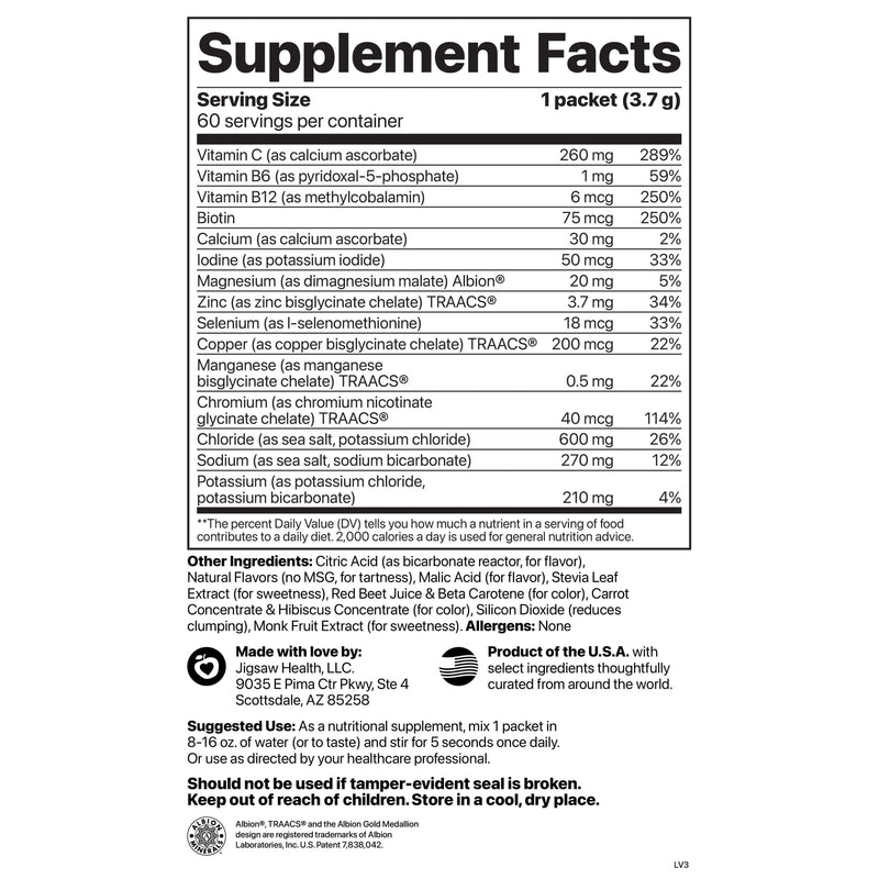 Jigsaw Health Jigsaw Electrolyte Supreme™ Supplements