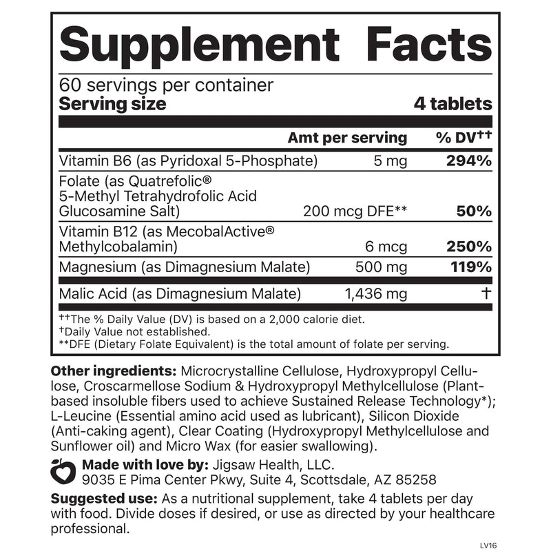 Jigsaw Health Jigsaw Magnesium w/SRT® Supplements
