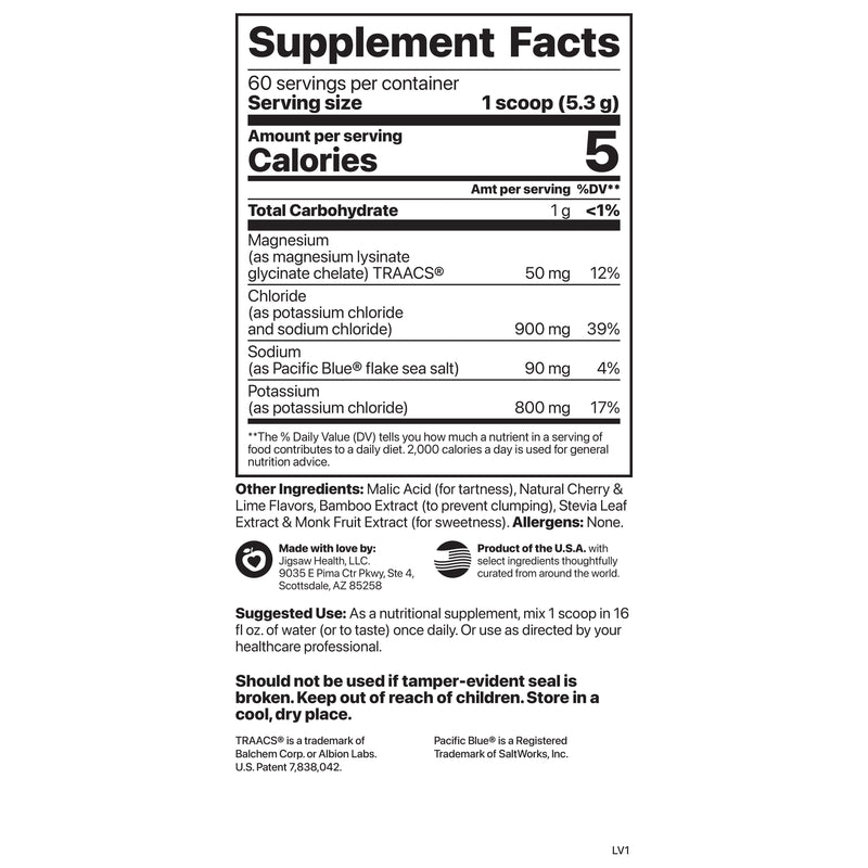 Jigsaw Health Jigsaw Potassium Cocktail™ Supplements