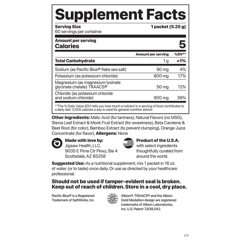 Jigsaw Health Jigsaw Potassium Cocktail™ Supplements