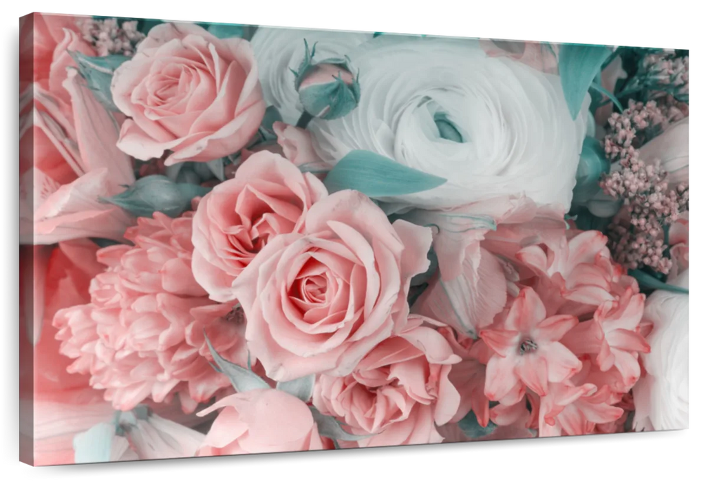 Blush Pink Floral Wall Art