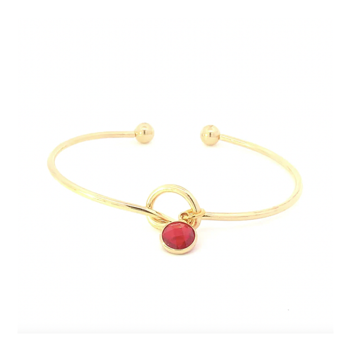 July Birthstone Knot Bracelet