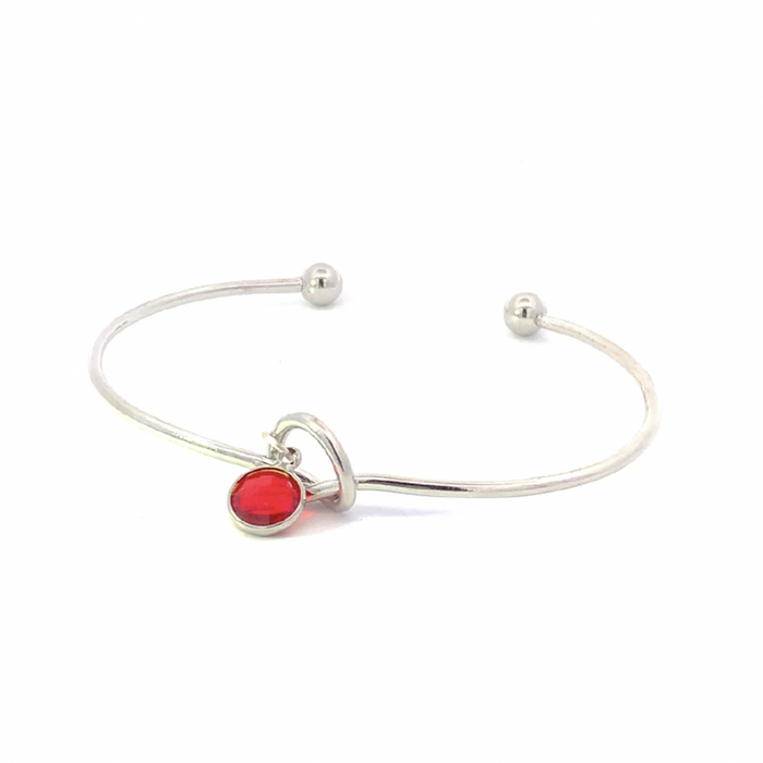 July Birthstone Knot Bracelet